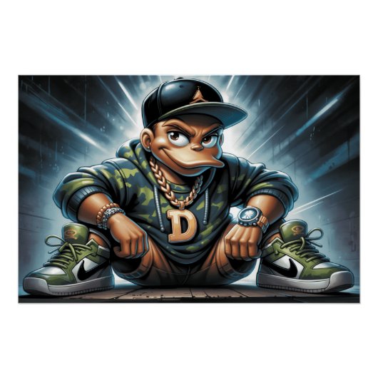 Poster Rap Duck (Voorkant)