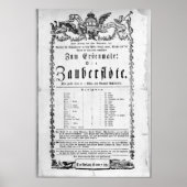 Poster reclame van "The Magic Flute" (Voorkant)