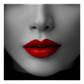 Poster Red Lips (Voorkant)