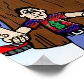 Poster: "Red onze bomen" Poster (Hoek)