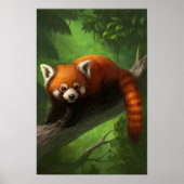 Poster Red Panda (Voorkant)