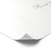 POSTER : REDOUTÉ : WITTE KABBAGE ROOS (Hoek)