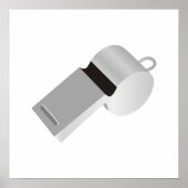 Poster Referees Whistle (Voorkant)