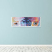 Poster, "Reflection from Within" door Rosanne Coty Canvas Afdruk (Insitu (Houten vloer))