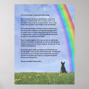 Poster Regenboogbrug