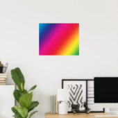 Poster regenboogkleuren (Thuiskantoor)