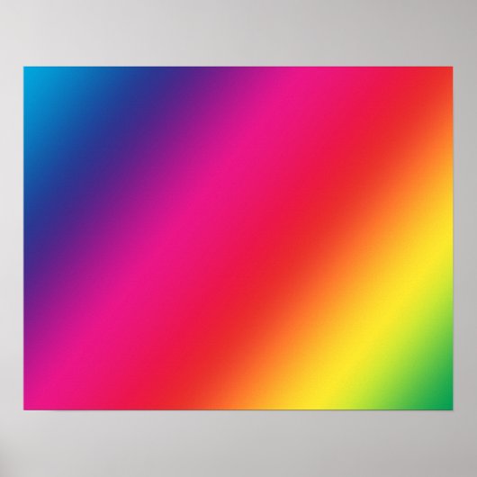 Poster regenboogkleuren (Voorkant)