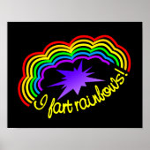 Poster regenboogkunst (Voorkant)