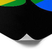 Poster regenboogpaws (Hoek)