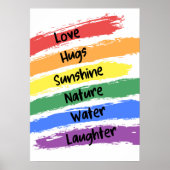 Poster regenboogverf (Voorkant)