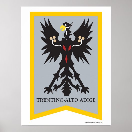 Poster regio Trentino Alto Adige (Voorkant)