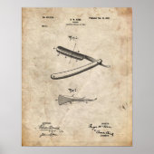 Poster Reight Razor Patent (Voorkant)