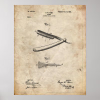 Poster Reight Razor Patent