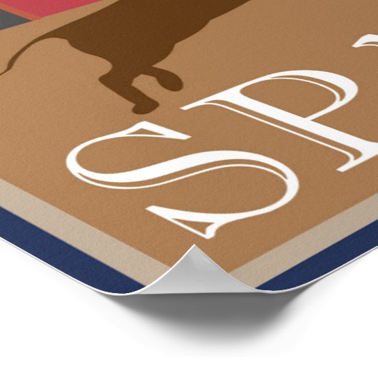  Poster reistoerisme Spanje (Hoek)