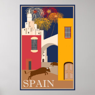 Poster reistoerisme Spanje