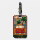 Poster:Reizen Californië Bagagelabel (Achterkant verticaal)