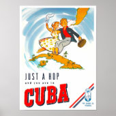 Poster reizen naar Cuba (Voorkant)