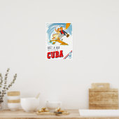 Poster reizen naar Cuba (Keuken)