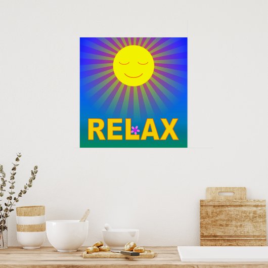 POSTER RELAX (Keuken)