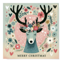 Poster "Renne de Noë l"