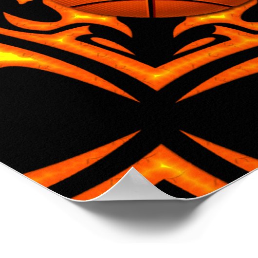 POSTER RETRO BASKETBALL (Hoek)