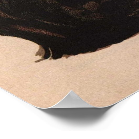 Poster - Retro Chocolade reclame (Hoek)