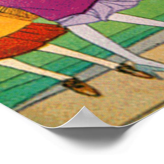 Poster Retro en Art Deco (Hoek)