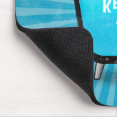 Poster Retro TV Televisie Muismat (Hoek)