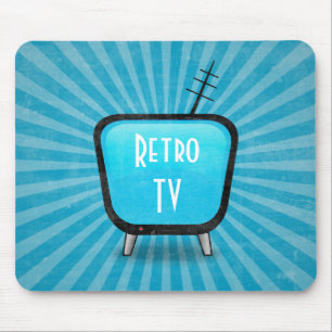  Poster Retro TV Televisie Muismat