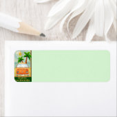 Poster:Return California-adreslabel Etiket (Insitu)