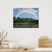 Poster Revelations scripture 21:4 (Keuken)