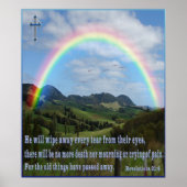 Poster Revelations scripture 21:4 (Voorkant)