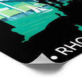 Poster Rhode Island (Hoek)