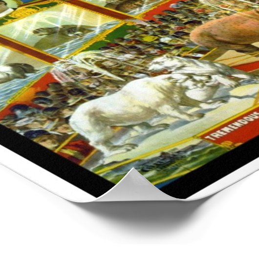 Poster Ringling Brothers Circus "Aviary Aquarium" (Hoek)