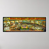 Poster Ringling Brothers Circus "Aviary Aquarium" (Voorkant)
