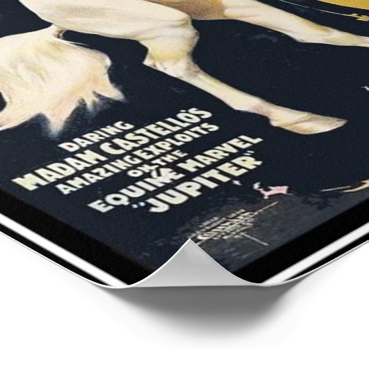 Poster Ringling Brothers Circus Mevrouw Ada Castel (Hoek)