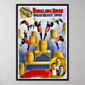 Poster Ringling Brothers Circus Raschetta Brothers (Voorkant)