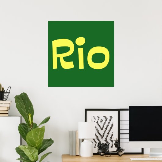 Poster Rio (Thuiskantoor)