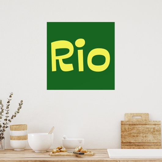 Poster Rio (Keuken)