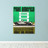 Poster -Road America 500, Canvas Afdruk (Insitu (Houten vloer))