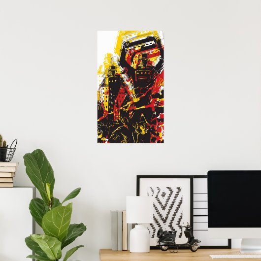 Poster Robot (Thuiskantoor)