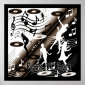 Poster Rock 'N' Roll Dance Music (Voorkant)