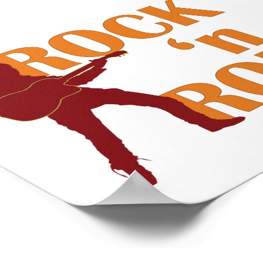 poster - Rock 'n Roll (music design) (Hoek)