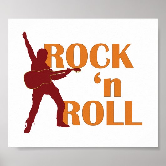 poster - Rock 'n Roll (music design) (Voorkant)