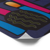 poster "Rock On" Band Concert Music Art (Hoek)