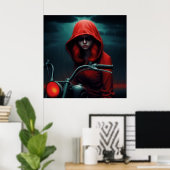 Poster Rockeuse in de Rode Hapel (Thuiskantoor)