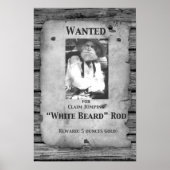 poster "Rod Series" "Wanted for Claim Jumping" (Voorkant)