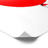 poster rode ballon (Hoek)