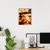 Poster rode cycloon (Thuiskantoor)