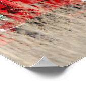 Poster rode kasten (Hoek)